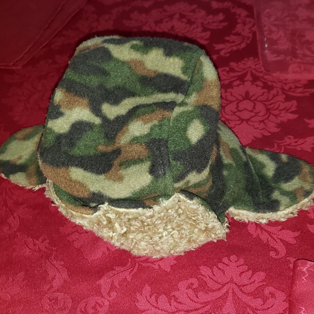Winter down aviator hat